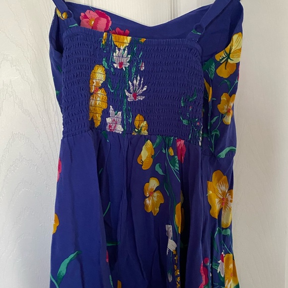 Blue Floral Cami Dress - Picture 2 of 3